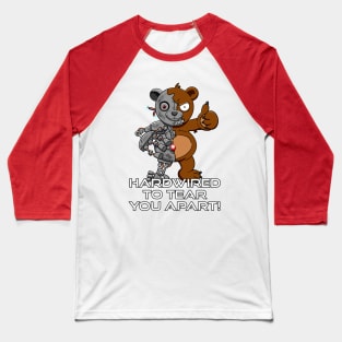 BEARPOCALYPSE! - Hardwired Bear Baseball T-Shirt